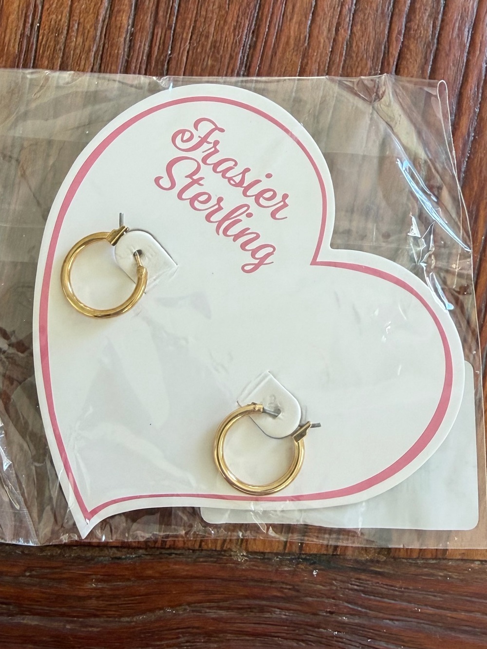 Frazier Sterling 1/2” Gold Hoops Girls 💓